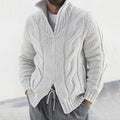 Sammy Jackson Sven Knitted Vest With Full Zip High Neck Collar