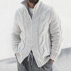 Sammy Jackson Sven Knitted Vest With Full Zip High Neck Collar