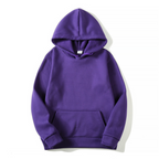 Sammy Jackson Mens Basic Soft Fleece Hoodie With Kangaroo Pocket