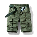 Sammy Jackson Cotton Cargo Shorts Koenraad Classic Fit Multi Pocket