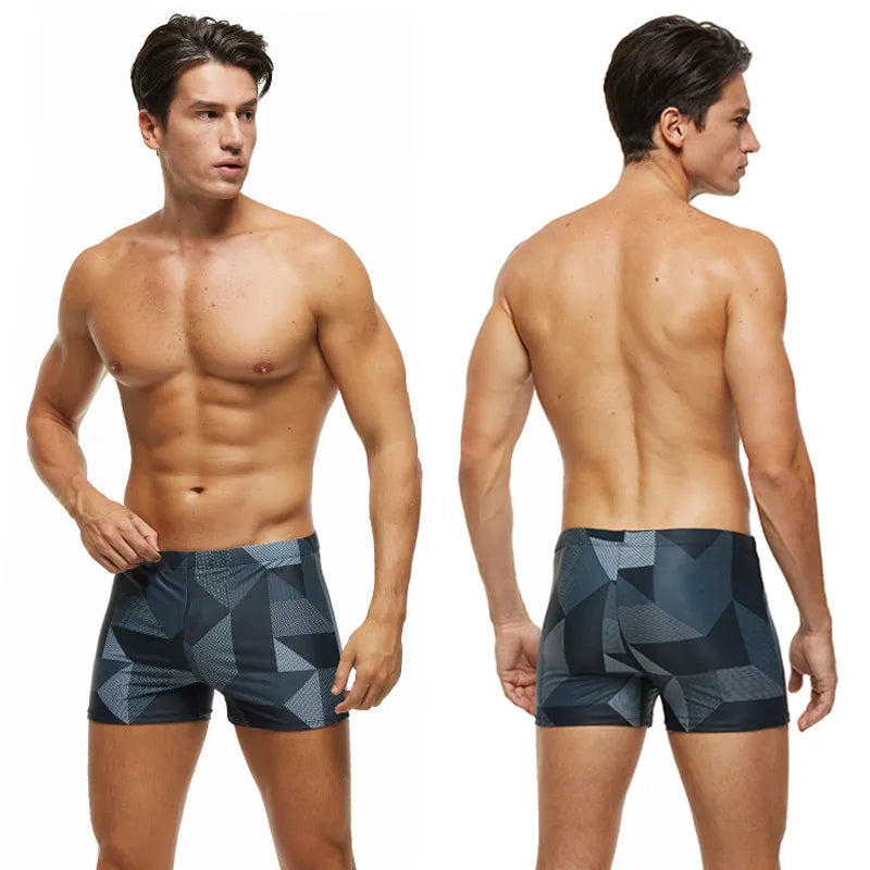 Sammy Jackson Jesse Men's Swim Shorts Quilted Support Black