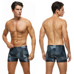 Sammy Jackson Jesse Men's Swim Shorts Quilted Support Black