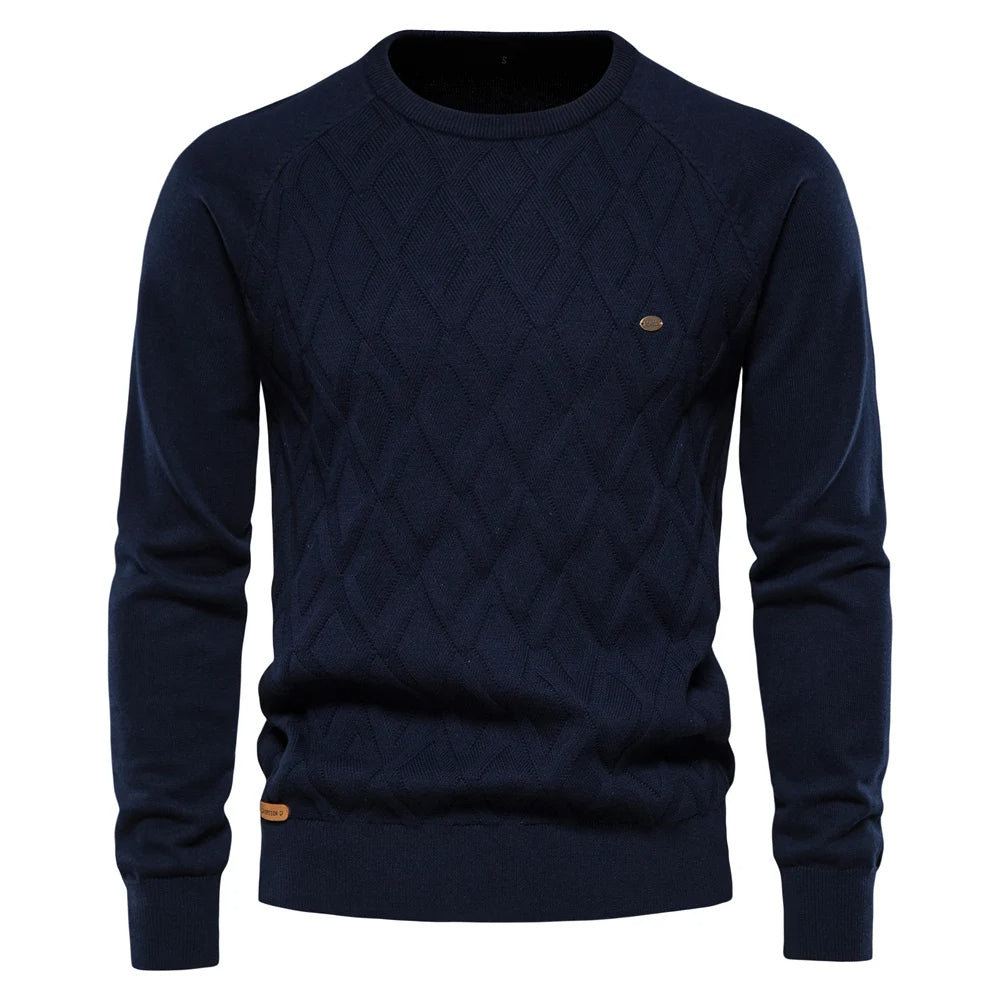 Sammy Jackson Bart Chill Heavyweight Knit Crewneck Winter Sweater