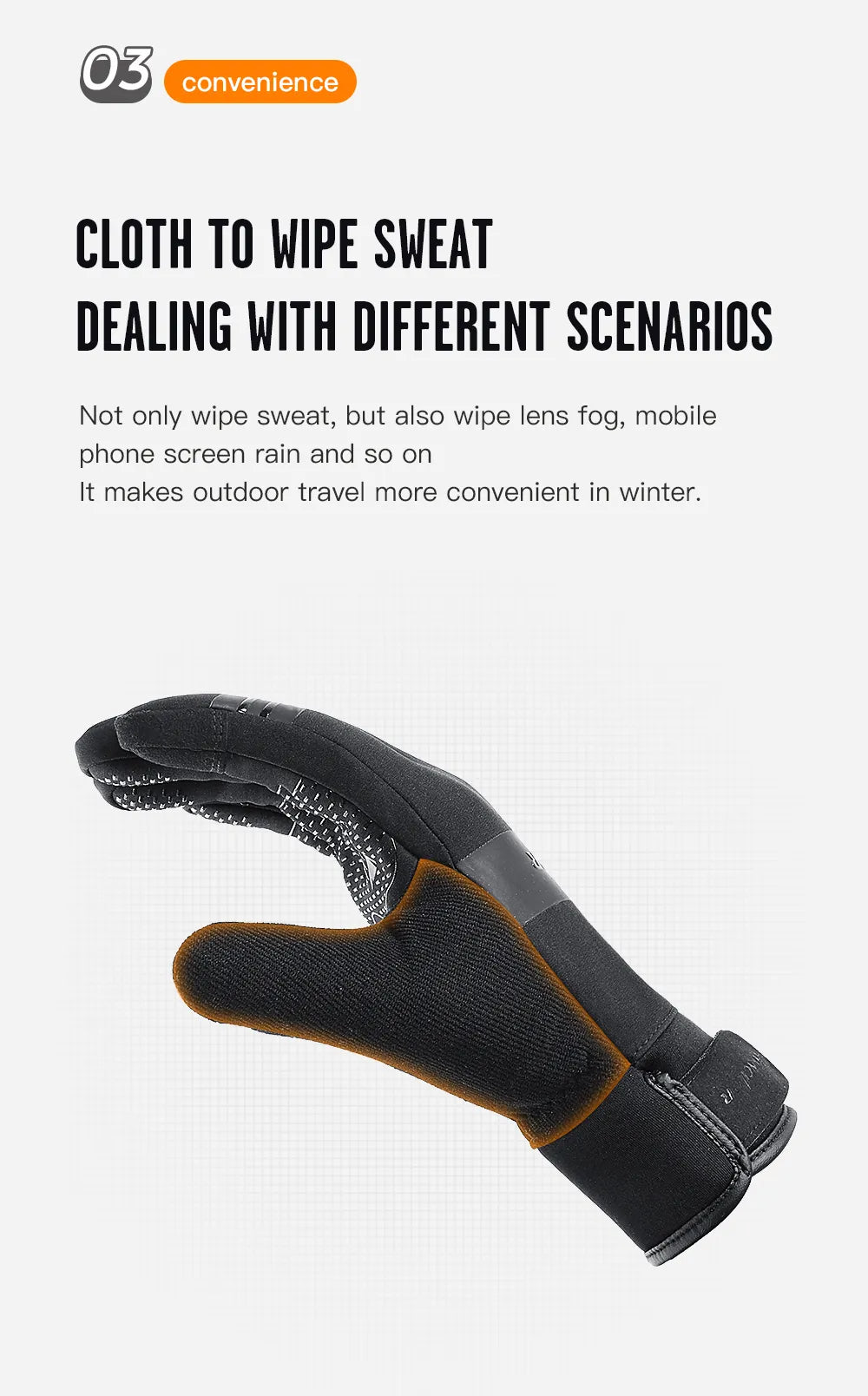 Sammy Jackson TechRunner Windproof Touchscreen Running Gloves