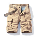 Sammy Jackson Cotton Cargo Shorts Koenraad Classic Fit Multi Pocket