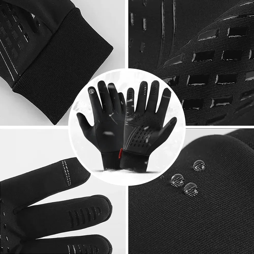 ThermaGuard Unisex Touchscreen Winter Gloves Warm Insulated Pair