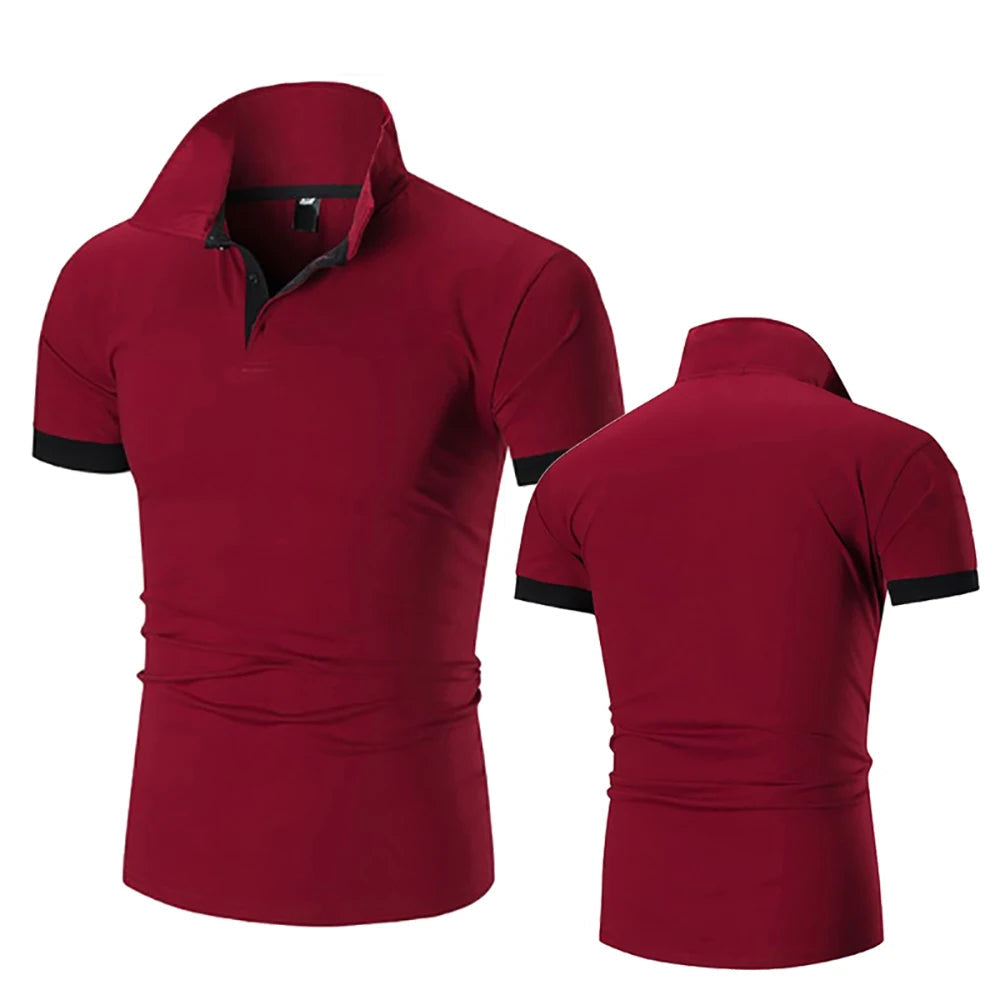 Sammy Jackson Ragnarok Short Sleeve Modern Business Polo Shirt