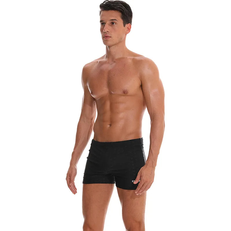 Sammy Jackson Jesse Men's Swim Shorts Quilted Support Black