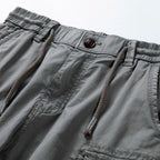 Sammy Jackson Cotton Cargo Shorts Koenraad Classic Fit Multi Pocket