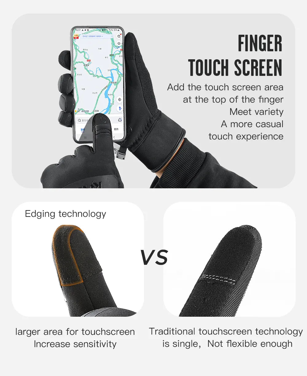 Sammy Jackson TechRunner Windproof Touchscreen Running Gloves
