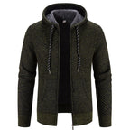 Sammy Jackson Semi Knit Hooded Vest Warm Comfortable Streetwear Top