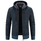 Sammy Jackson Semi Knit Hooded Vest Warm Comfortable Streetwear Top