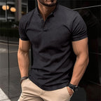 Maison Premium Men's Regular Fit Breathable Cotton Polo Shirt