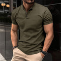 Maison Premium Men's Regular Fit Breathable Cotton Polo Shirt