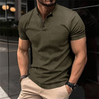 Maison Premium Men's Regular Fit Breathable Cotton Polo Shirt