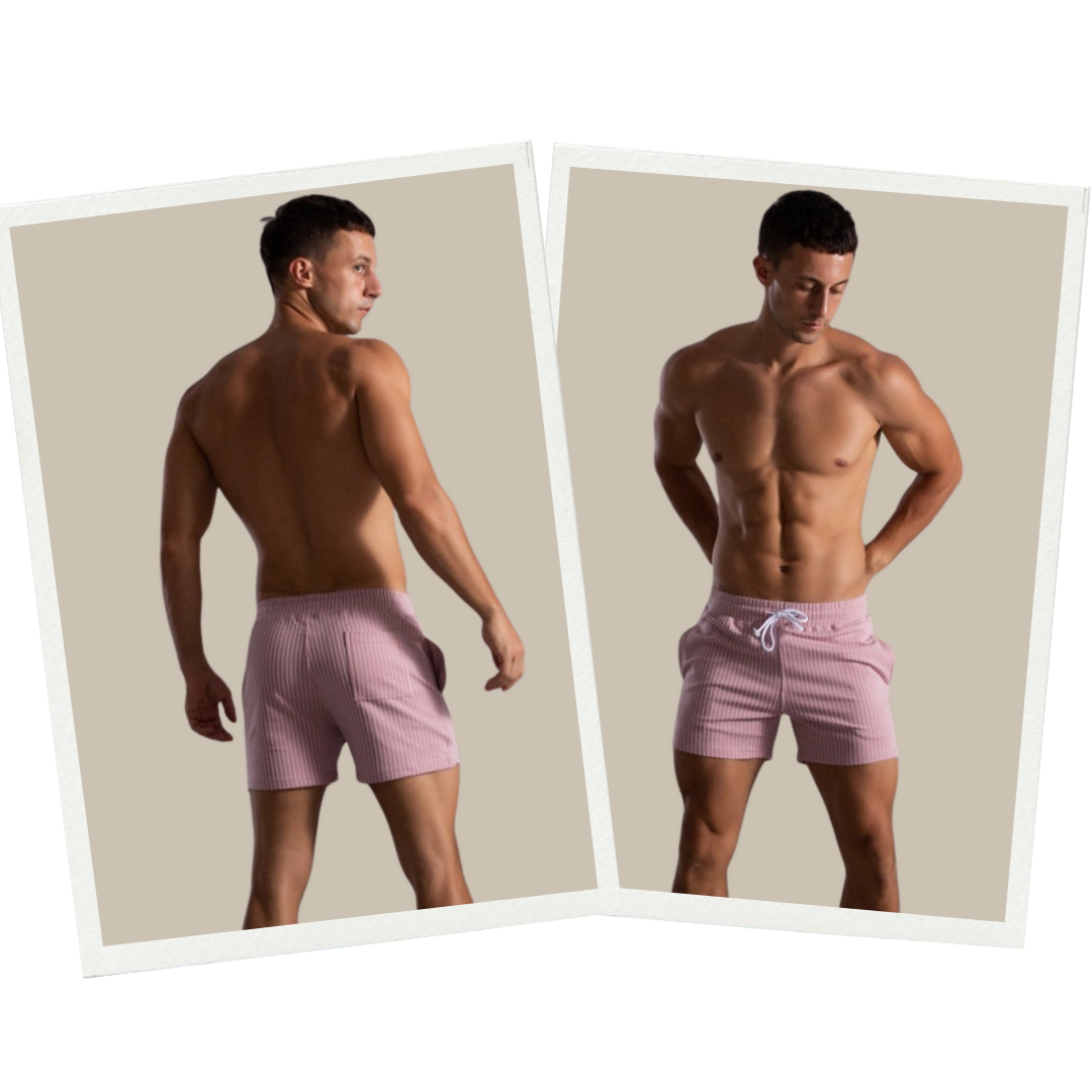 Sammy Jackson Men's Axel Fit Shorts Super Stretch Elastic Casual