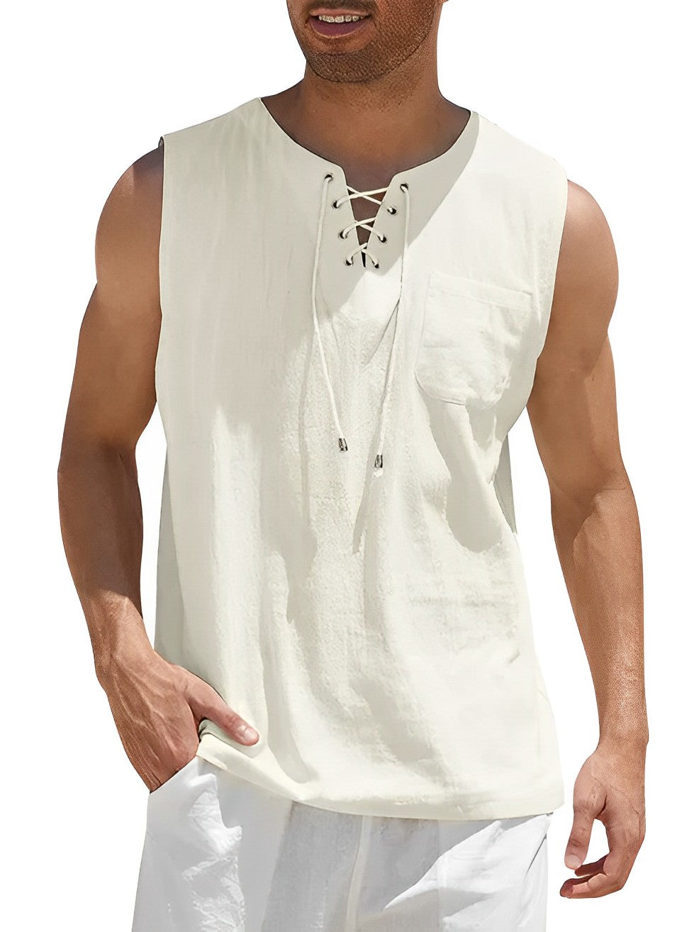 Sammy Jackson Derek Tank Top Men Breathable Lightweight Summer Tee