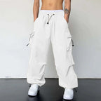 Men's Heavy Duty Multi Pocket Cargo Pants With Durable Fabric And Relaxed Fit