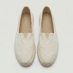 Men's Linen Espadrilles With Breathable Woven Upper And Jute Rope Sole