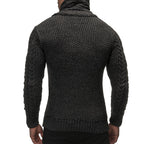 Sammy Jackson Warm Men's Casual Turtleneck Vest With Soft Comfort Fabric