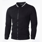 Sammy Jackson Men Slim Fit Plaid Knit Vest With Black Rib Trim