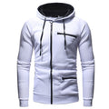 Sammy Jackson Mens Casual Full Zip Hoodie With Twin Pockets And Hem