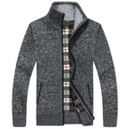 Sammy Jackson Men's Warm Fleece Lined Vest Classic Fit Charcoal