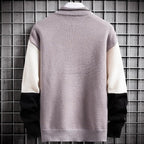 Sammy Jackson Unisex Patchwork Pullover Warm Winter Sweater