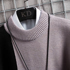 Sammy Jackson Unisex Patchwork Pullover Warm Winter Sweater
