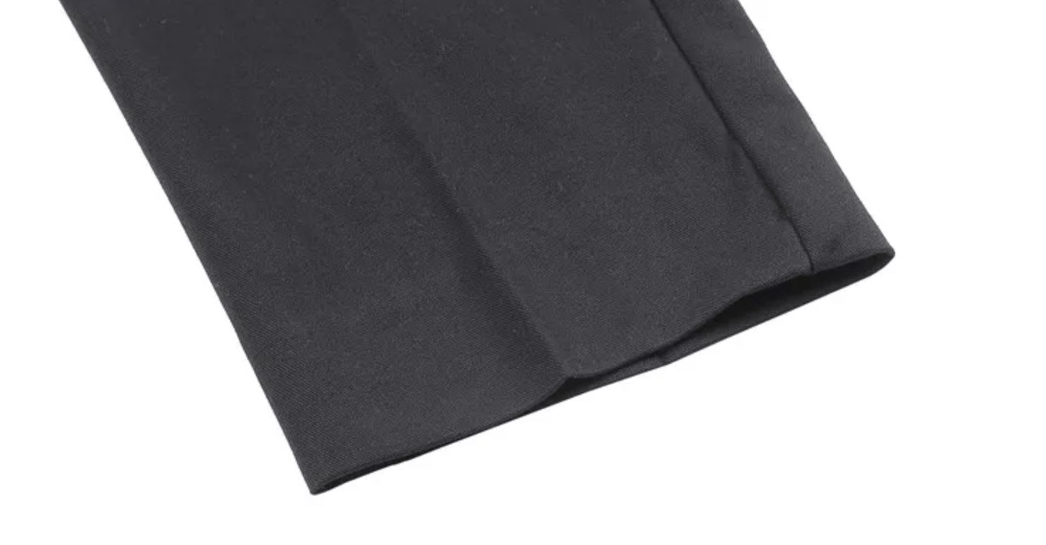 Men's Adjustable High Waisted Double Buckle Pleated Formal Trousers