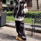 Sammy Jackson Men American Style Baseball Jacket With Warm Lining