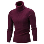 Sammy Jackson Slim Fit Casual Knit Turtleneck Pullover Sweater