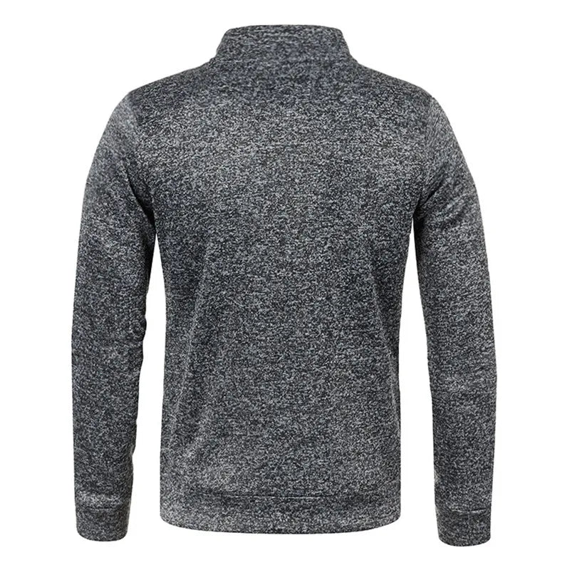 Sammy Jackson Quarter Zip Sweatshirt Thick Warm Fleece Pullover