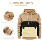 Sammy Jackson Authentic Patchwork Hoodie Featuring Warm Fleece