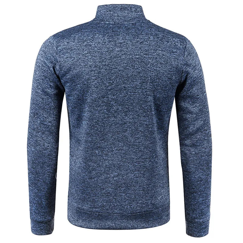 Sammy Jackson Quarter Zip Sweatshirt Thick Warm Fleece Pullover