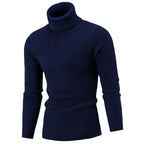 Sammy Jackson Slim Fit Casual Knit Turtleneck Pullover Sweater