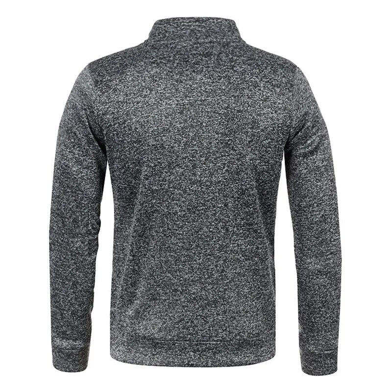 Sammy Jackson Quarter Zip Sweatshirt Thick Warm Fleece Pullover