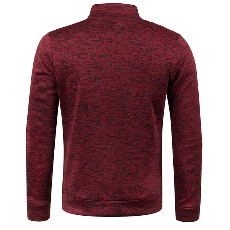 Sammy Jackson Quarter Zip Sweatshirt Thick Warm Fleece Pullover