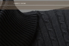 Sammy Jackson Slim Fit Casual Knit Turtleneck Pullover Sweater