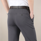 Men's Tailored Slim Fit Trousers With A Flexible Stretch Waistband