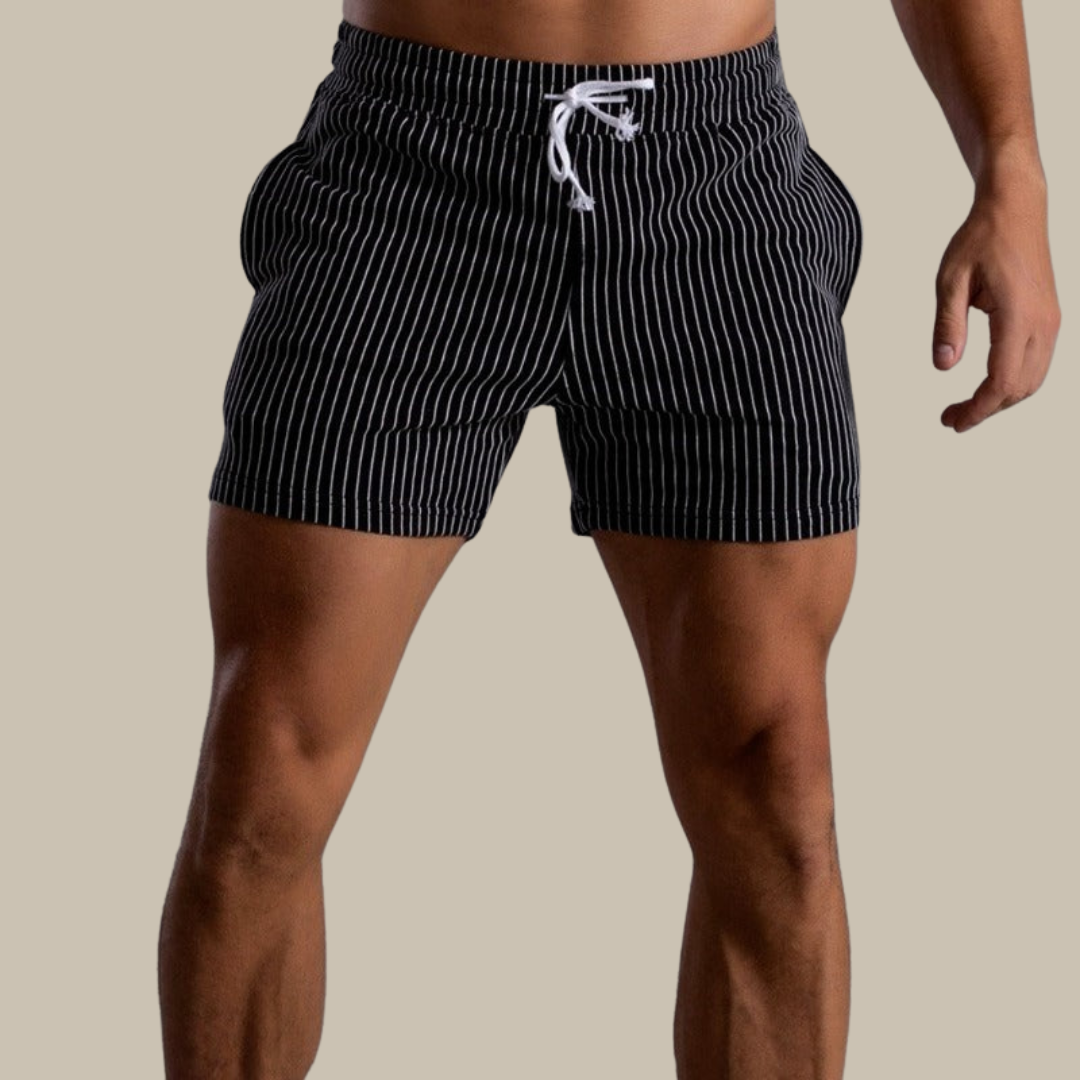 Sammy Jackson Men's Axel Fit Shorts Super Stretch Elastic Casual
