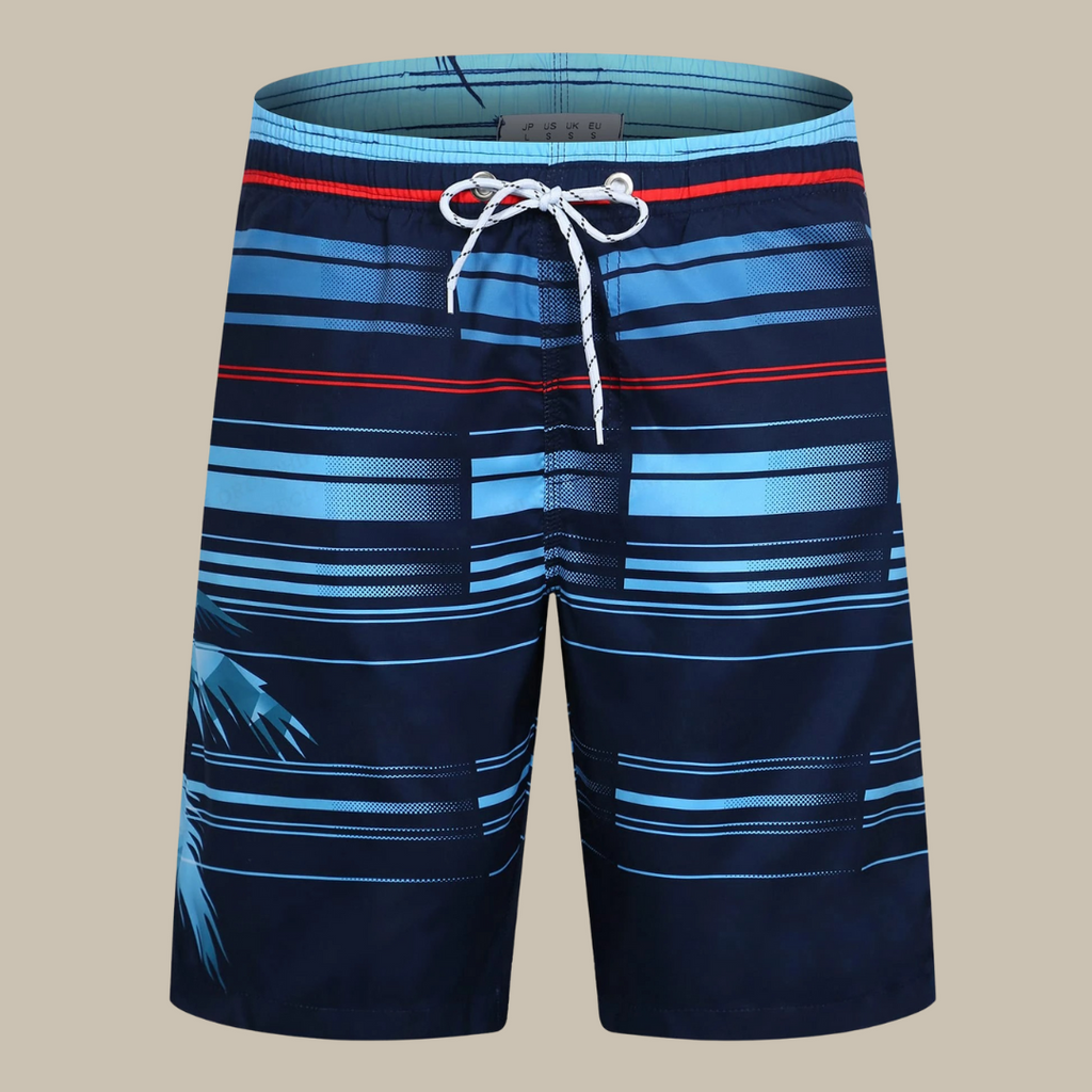 Sammy Jackson Asher Men Quick Dry Mid Length Woven Swim Trunks