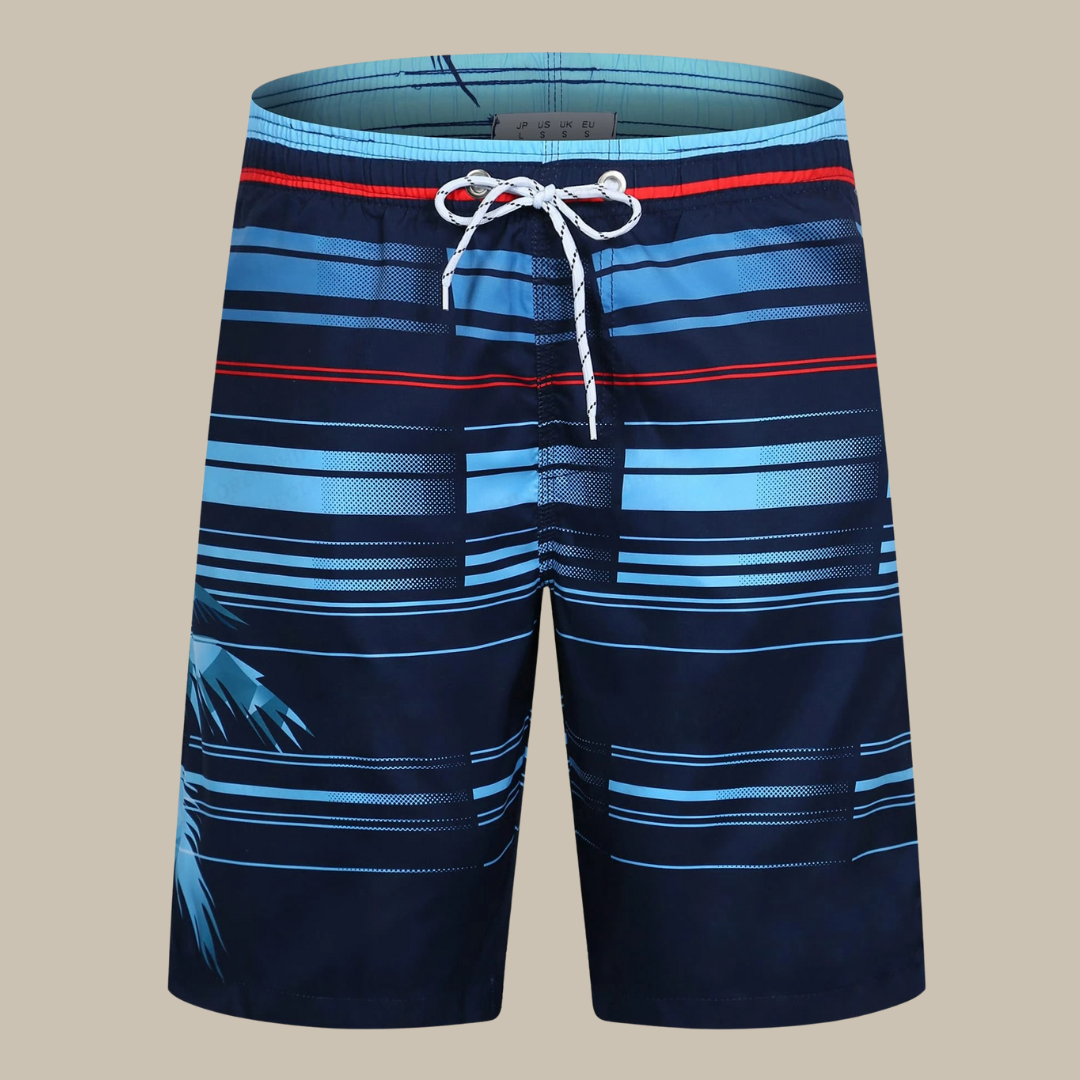 Sammy Jackson Asher Men Quick Dry Mid Length Woven Swim Trunks