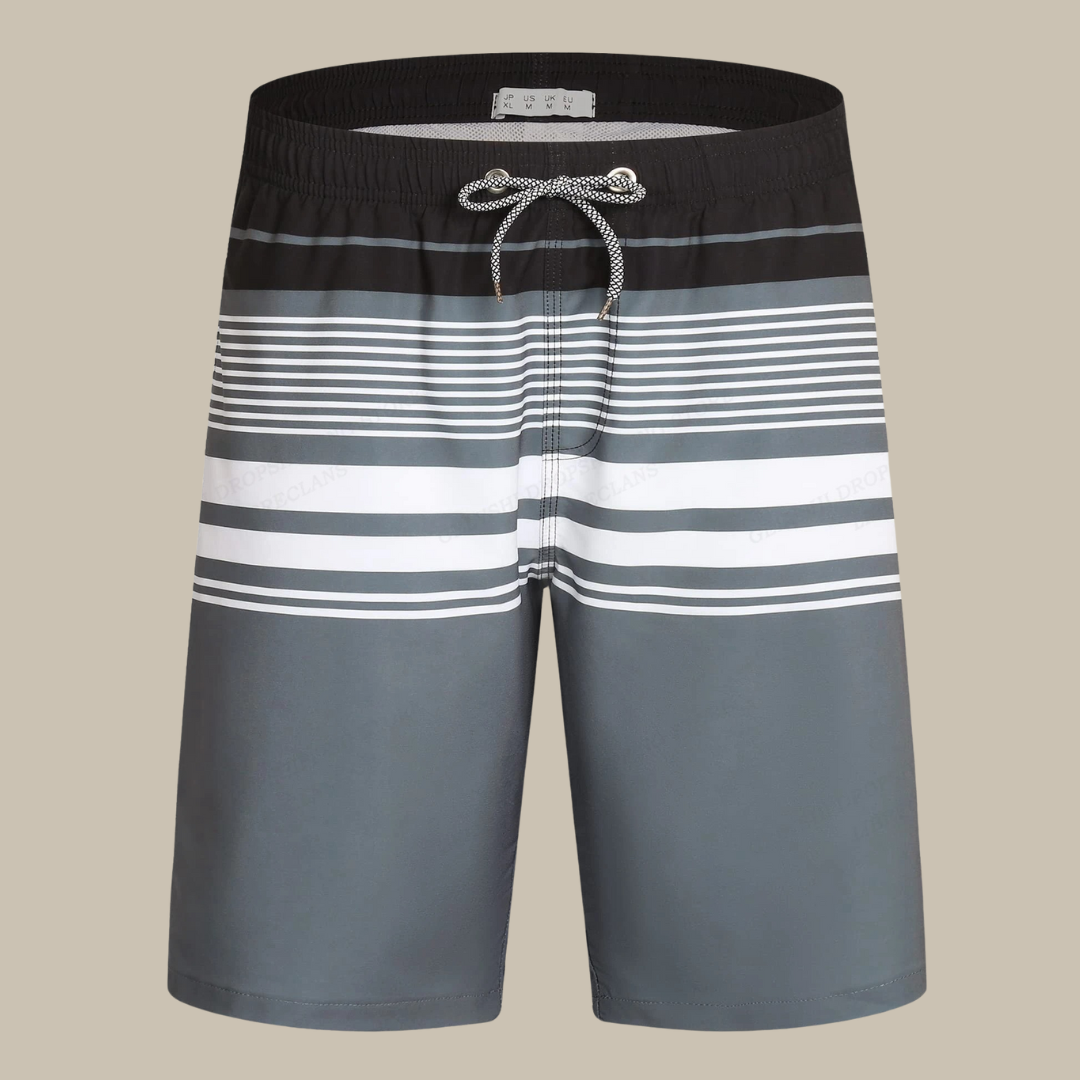 Sammy Jackson Asher Men Quick Dry Mid Length Woven Swim Trunks