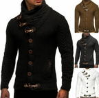 Sammy Jackson Warm Men's Casual Turtleneck Vest With Soft Comfort Fabric
