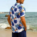 Sammy Jackson Corbyn Men Short Sleeve Hawaiian Print Casual Shirt