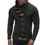 Sammy Jackson Warm Men's Casual Turtleneck Vest With Soft Comfort Fabric