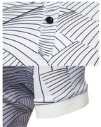 Sammy Jackson Stefan Golf Print Casual Short Sleeve Polo Shirt