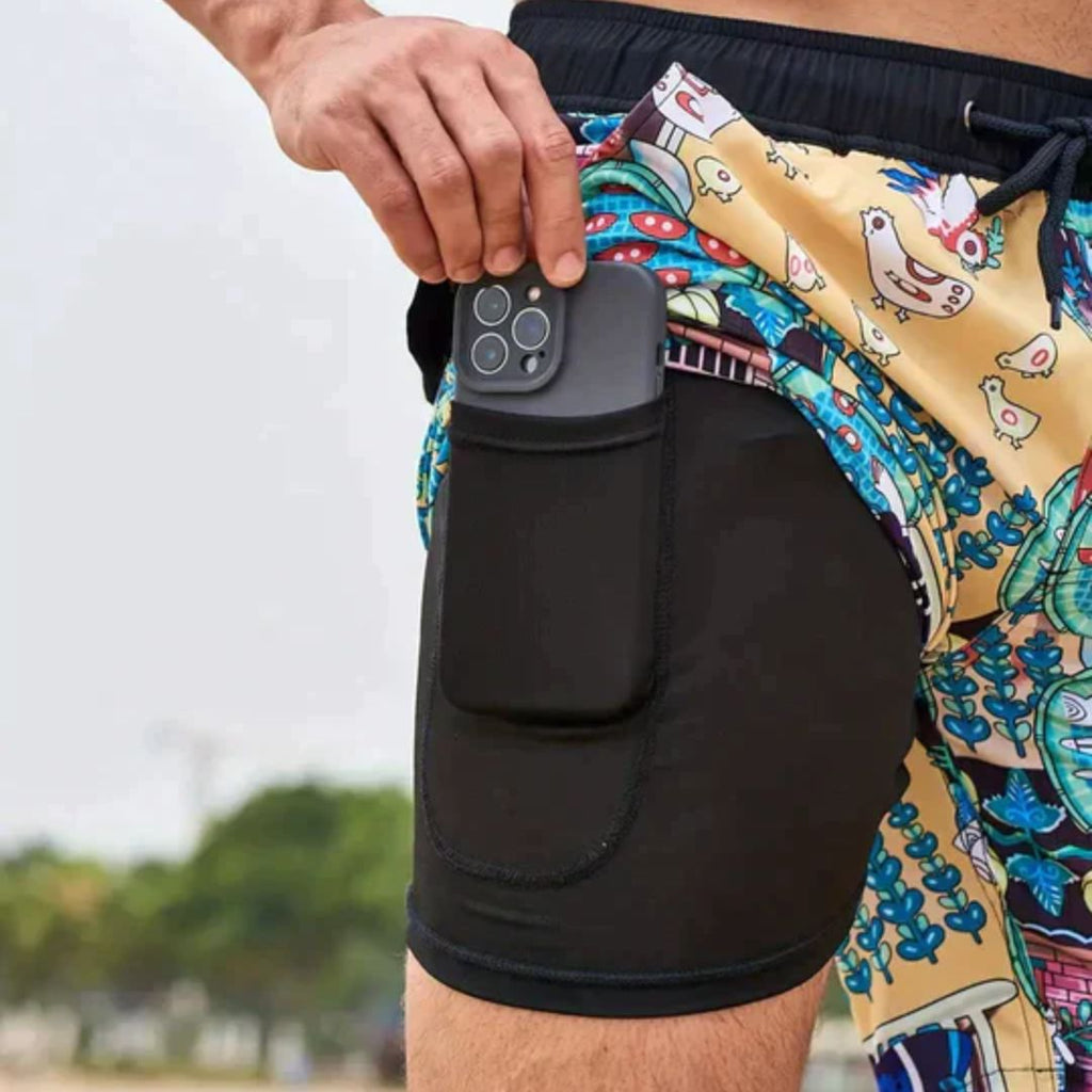 Sammy Jackson Peter Model Men's Swim Shorts Exclusive Design Comfort Fit