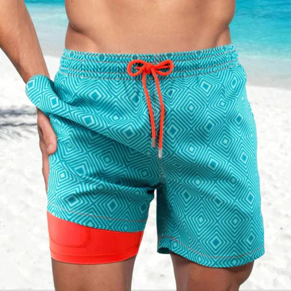 Sammy Jackson Peter Model Men's Swim Shorts Exclusive Design Comfort Fit